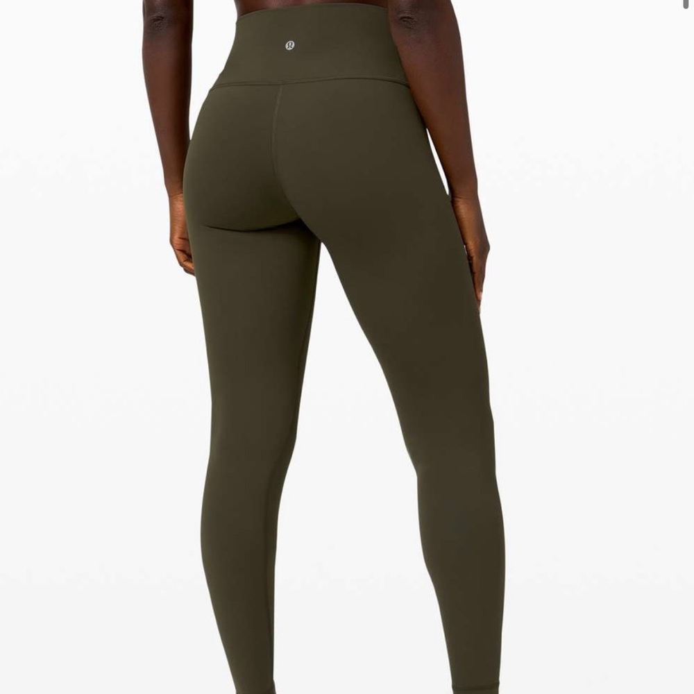 lululemon athletica Olive Green Leggings